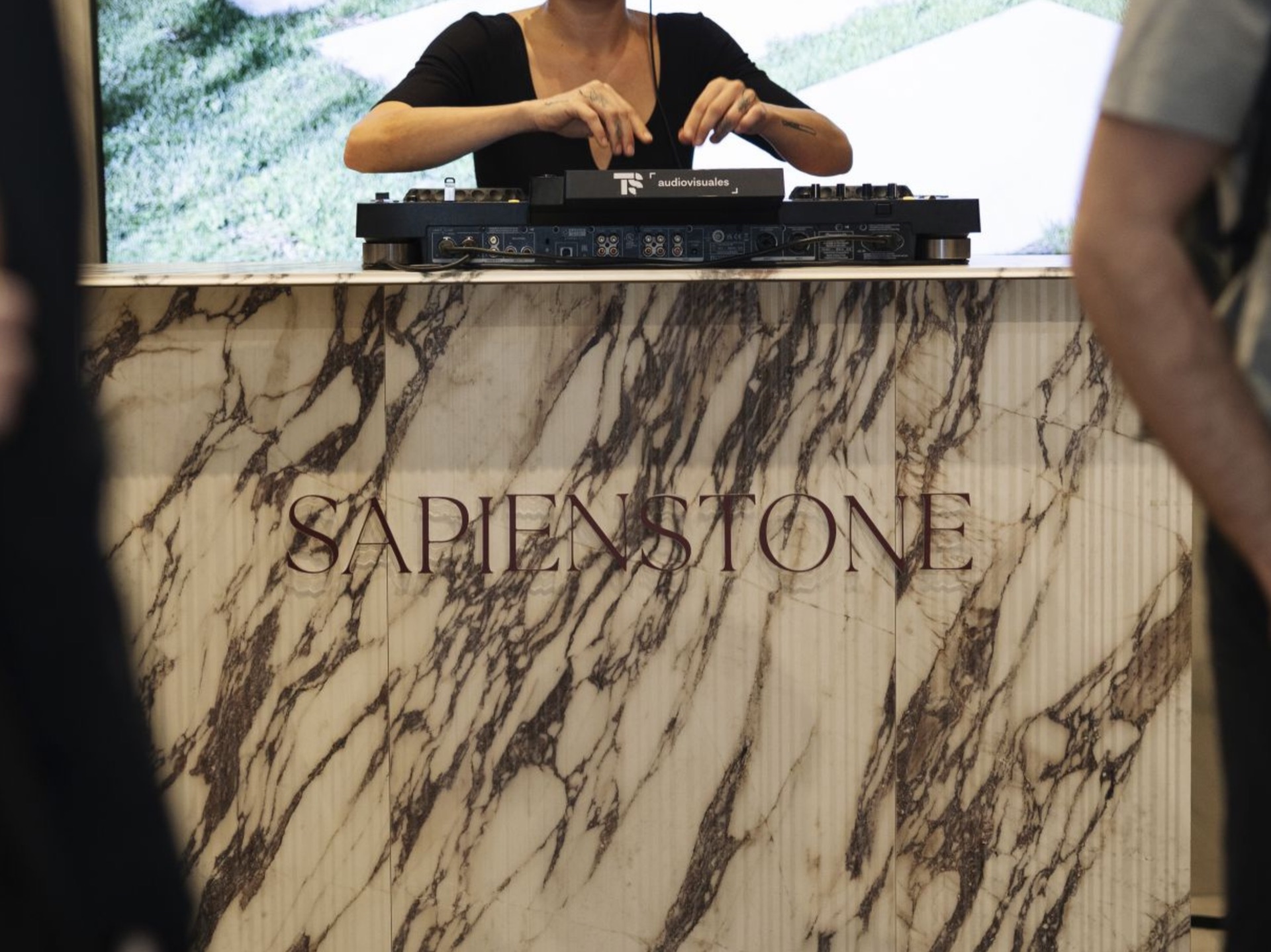 DJ at IRIS Ceramica Group event
