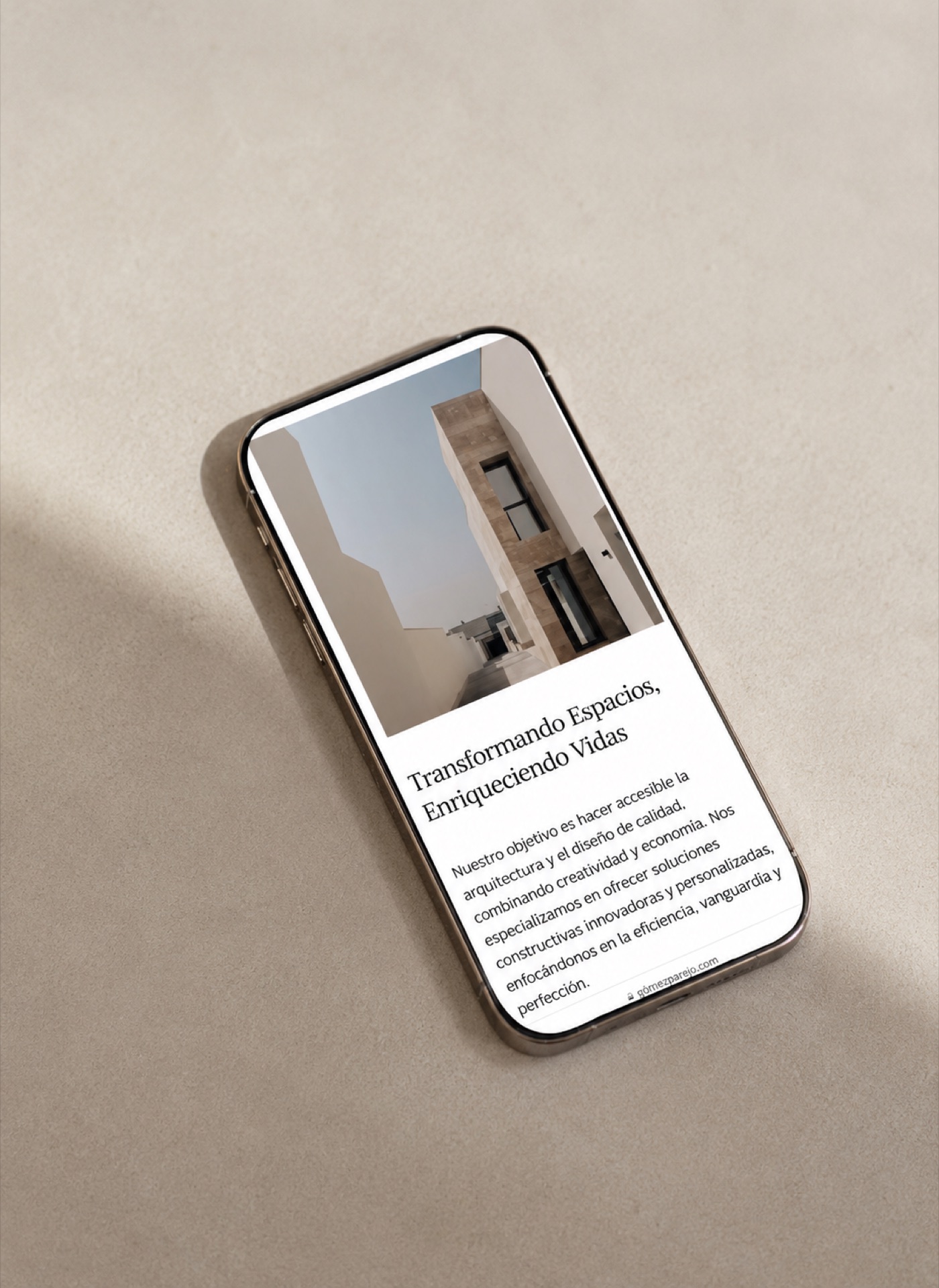 Gómez Parejo mobile site