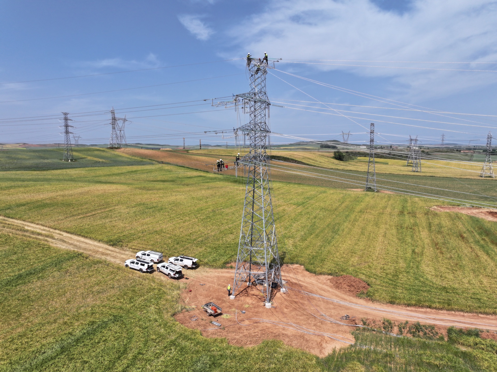 Grupo Zaragozá solar plant aerial view